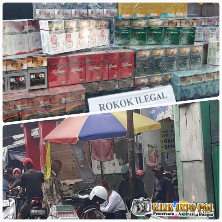 Peredaran Dan Penjualan  Bebas  Rokok ilegal di Pasar Loak Krian  Dengan Omset Besar Terkesan Kebal Hukum …!!!