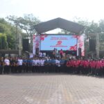 Olahraga Bersama Warnai Peringatan Hari Bhayangkara ke-79 di Mapolres Pasuruan