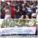 Konflik Wabup Sidoarjo Berlangsung Aman Setelah Masa Dari Ratusan Jurnalis  Gelar Aksi Demo