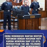 Hukuman Mati Mantan Menteri Pertanian Tiongkok